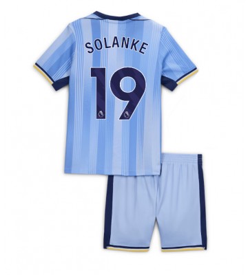 Tottenham Hotspur Dominic Solanke #19 Segunda Equipación Niños 2024-25 Manga Corta (+ Pantalones cortos)